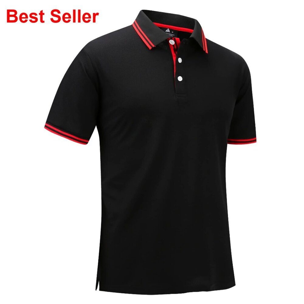 Moisture Wicking Polo Shirt for Golf Tennis Casual Wear